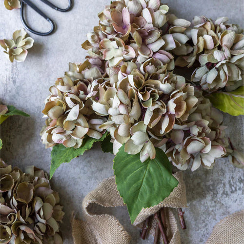 Faux Hydrangea Dusk