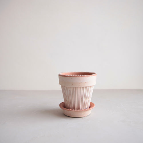 Simona Rosa Pot & Saucer