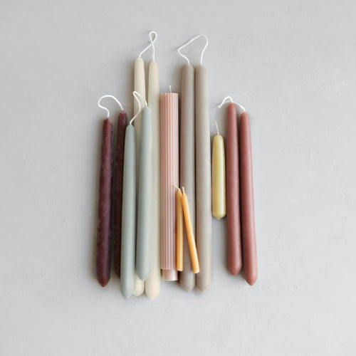 Beeswax Dipped Taper Candles 