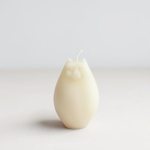 Beeswax Cat Candle