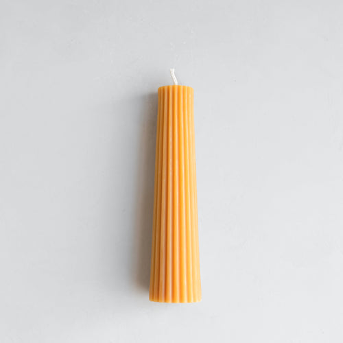 Greentree beeswax pillar candles