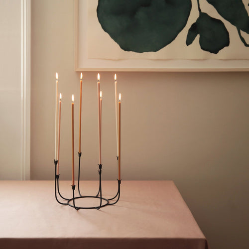 Long Stem Candelabra_Wrought Iron