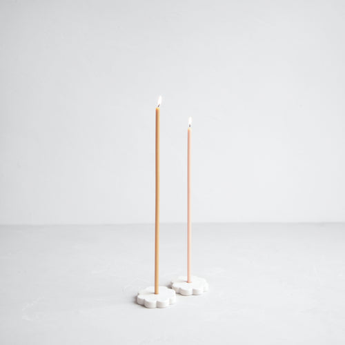 Ceramic long stem candleholder