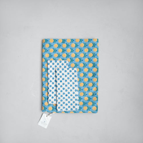 No. 4 Hand Block-Printed Napkins - Set of 2