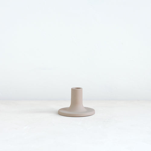 Ceramic Taper Candleholders_Sand