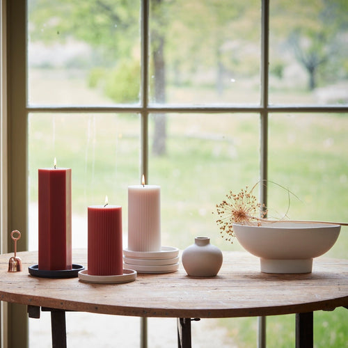 Fancy Hexagon Pillar Candle