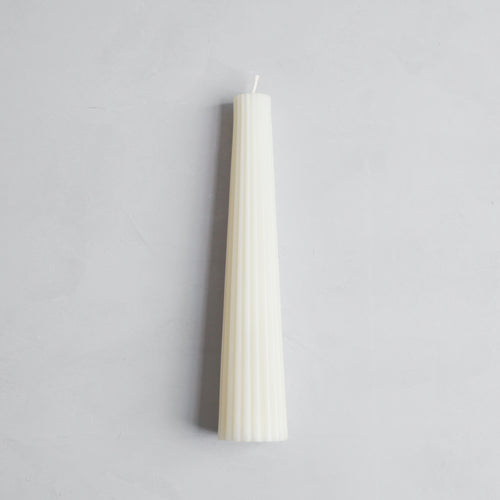 Beeswax Fluted Pillar