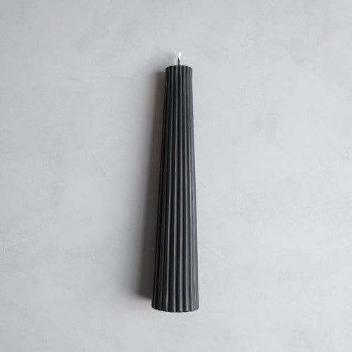 Beeswax Fluted Pillar