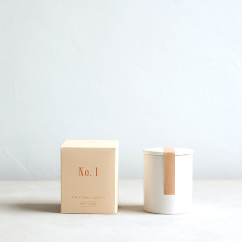 No. 1 Fragrant Candle, Juniper & Geranium